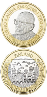 5 euro coin U.K.Kekkonen | Finland 2017