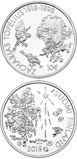 10 euro coin 200th Anniversary of the Birth of Zacharias Topelius | Finland 2018