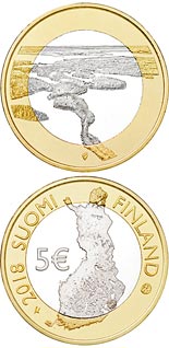5 euro coin Punkaharju Ridge | Finland 2018