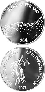 20 euro coin The Climate Research | Finland 2022