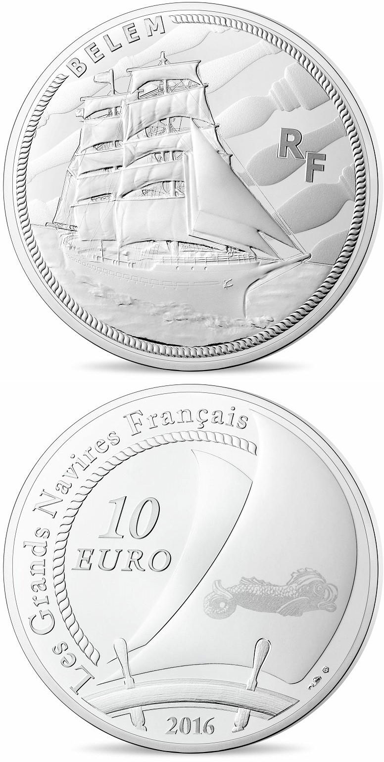 Image of 10 euro coin - Belém | France 2016