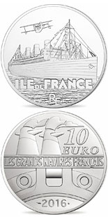 10 euro coin Ile de France | France 2016