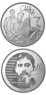 10 euro coin Odette de Crécy | France 2013