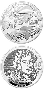 10 euro coin The Miser | France 2014