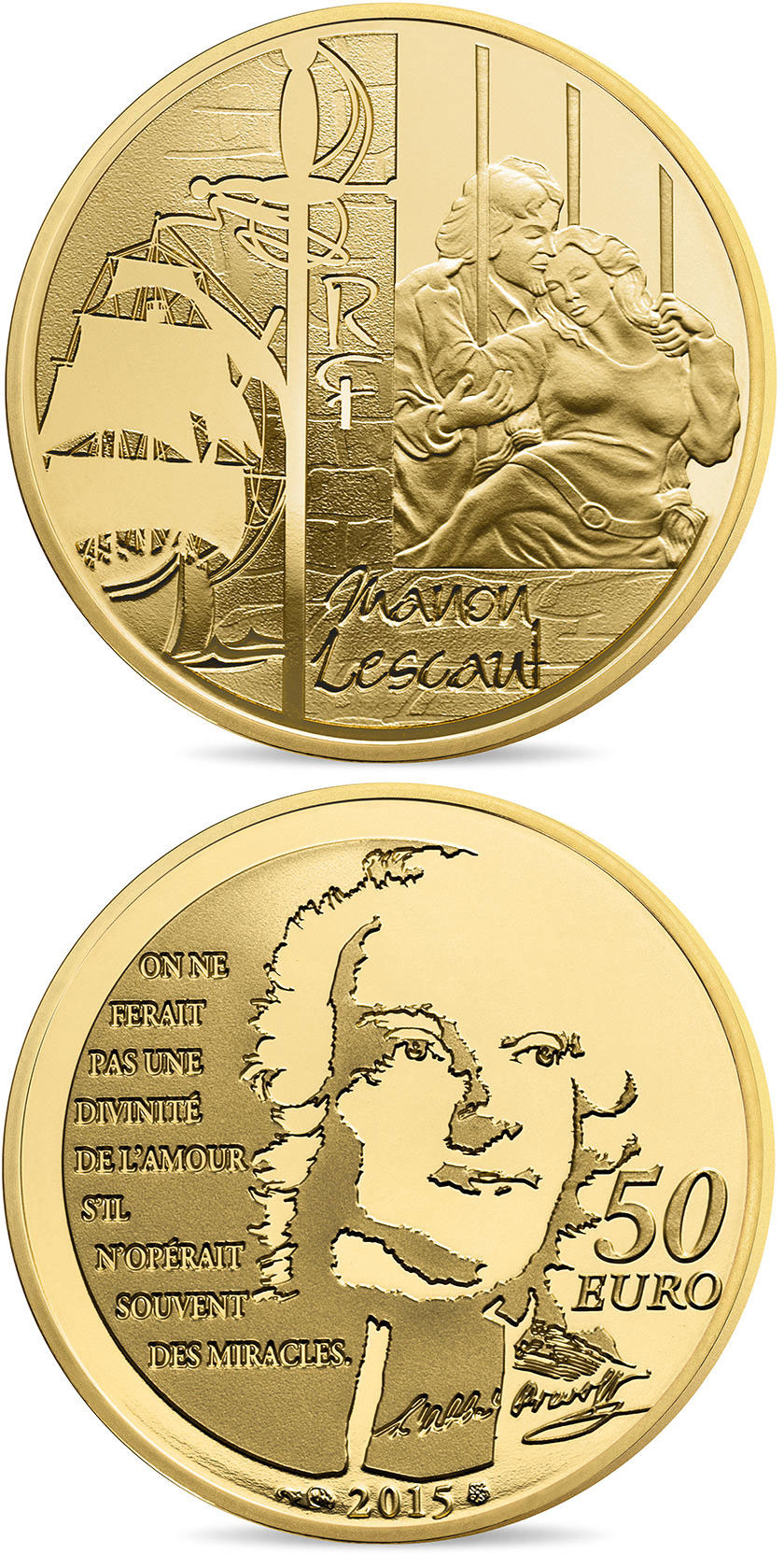 10 euro coin - Manon Lescaut | France 2015