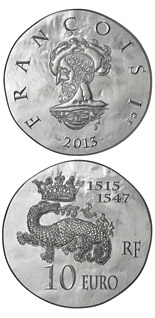 10 euro coin François I | France 2013