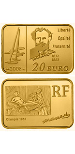 20 euro coin Eduard Manet | France 2008