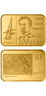 100 euro coin Wassily Kandinsky | France 2011