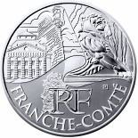 10 euro coin Franche comte | France 2011