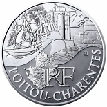 10 euro coin Poitou Charentes | France 2011