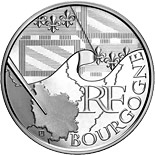 10 euro coin Burgundy | France 2010