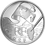 10 euro coin Corsica | France 2010