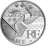 10 euro coin French Guiana  | France 2010