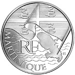10 euro coin Martinique  | France 2010