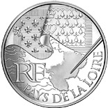 10 euro coin Pays de la Loire | France 2010