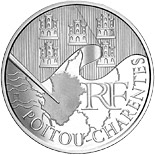 10 euro coin Poitou Charentes | France 2010
