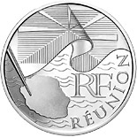 10 euro coin Reunion  | France 2010