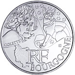 10 euro coin Burgundy (Colette) | France 2012