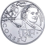 10 euro coin Corsica (Danielle Casanova) | France 2012