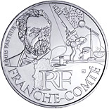 10 euro coin Franche comte (Louis Pasteur) | France 2012