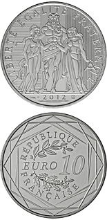 10 euro coin Hercule | France 2012