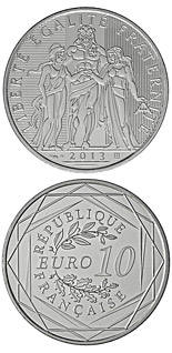 10 euro coin Hercule | France 2013