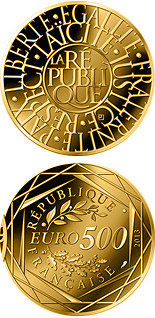 500 euro coin Republic | France 2013