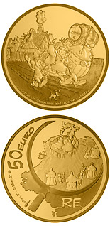 50 euro coin Astérix | France 2013