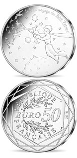 50 euro coin The Little Prince's beautiful journey France  | France 2016