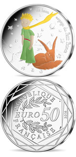 50 euro coin The Little Prince's beautiful journey France  | France 2016