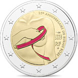 2 euro coin Fight against breast cancer  | France 2017