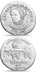 10 euro coin Catherine de Medici  | France 2017
