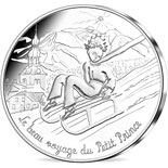 Image of 10 euro coin - The Little Prince's beautiful journey | France 2016.  The Silver coin is of UNC quality.