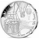 Image of 10 euro coin - The Little Prince's beautiful journey | France 2016.  The Silver coin is of UNC quality.