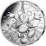 10 euro coin Mickey et la France - At the feet of the Iron Lady | France 2018
