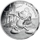 10 euro coin Mickey et la France - On the Avignon bridge | France 2018