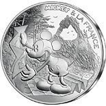 10 euro coin Mickey et la France - The nice ramble | France 2018