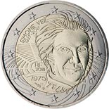 2 euro coin Simone Veil | France 2018