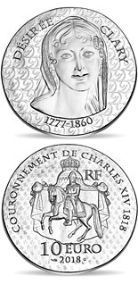 10 euro coin Désirée Clary | France 2018