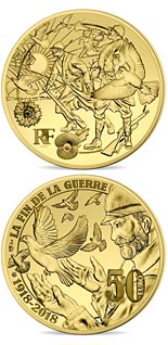 50 euro coin Peace  | France 2018