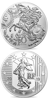 10 euro coin The Franc Germinal | France 2019