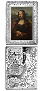 10 euro coin Mona Lisa | France 2019