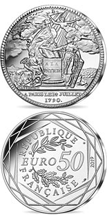50 euro coin Coin of History - 14th of July  | France 2019