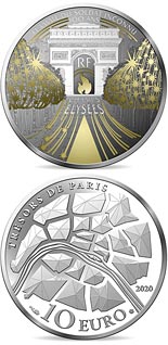 10 euro coin Champs-Elysées | France 2020