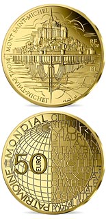 50 euro coin Mont Saint-Michel | France 2020