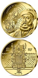 50 euro coin Magellan and Manueline Age | France 2021