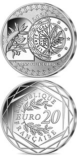 20 euro coin 20 years of the Euro | France 2022