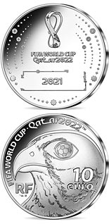 10 euro coin FIFA Qatar - 2022 World Cup | France 2022