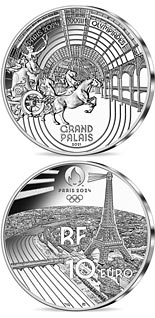 10 euro coin Heritage Grand Palais | France 2022