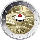 2 euro coin The French Navy | France 2026